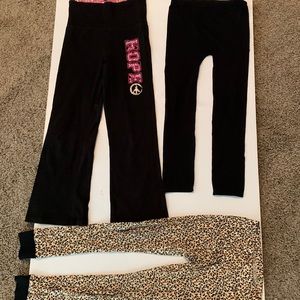 leggings 3 pair size 6
